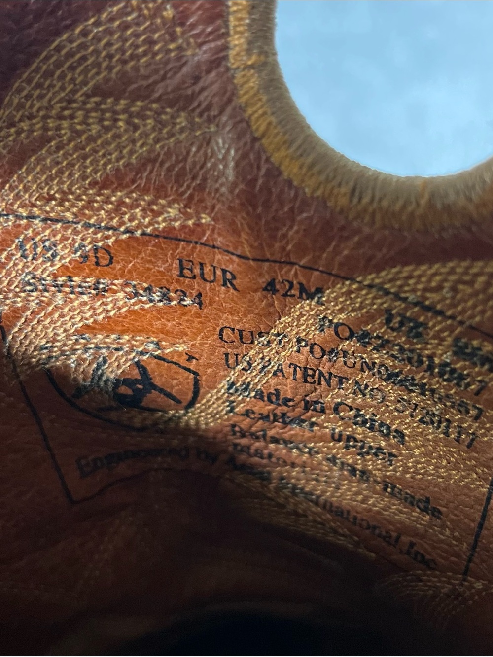 Classic Brown Leather Western Boots by Ariat - Picture 7 of 7